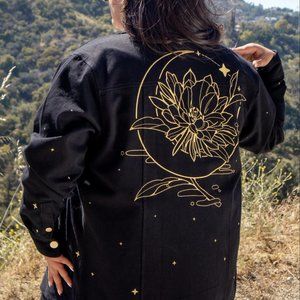 Carmico Night Bloom Over-Sized Jacket